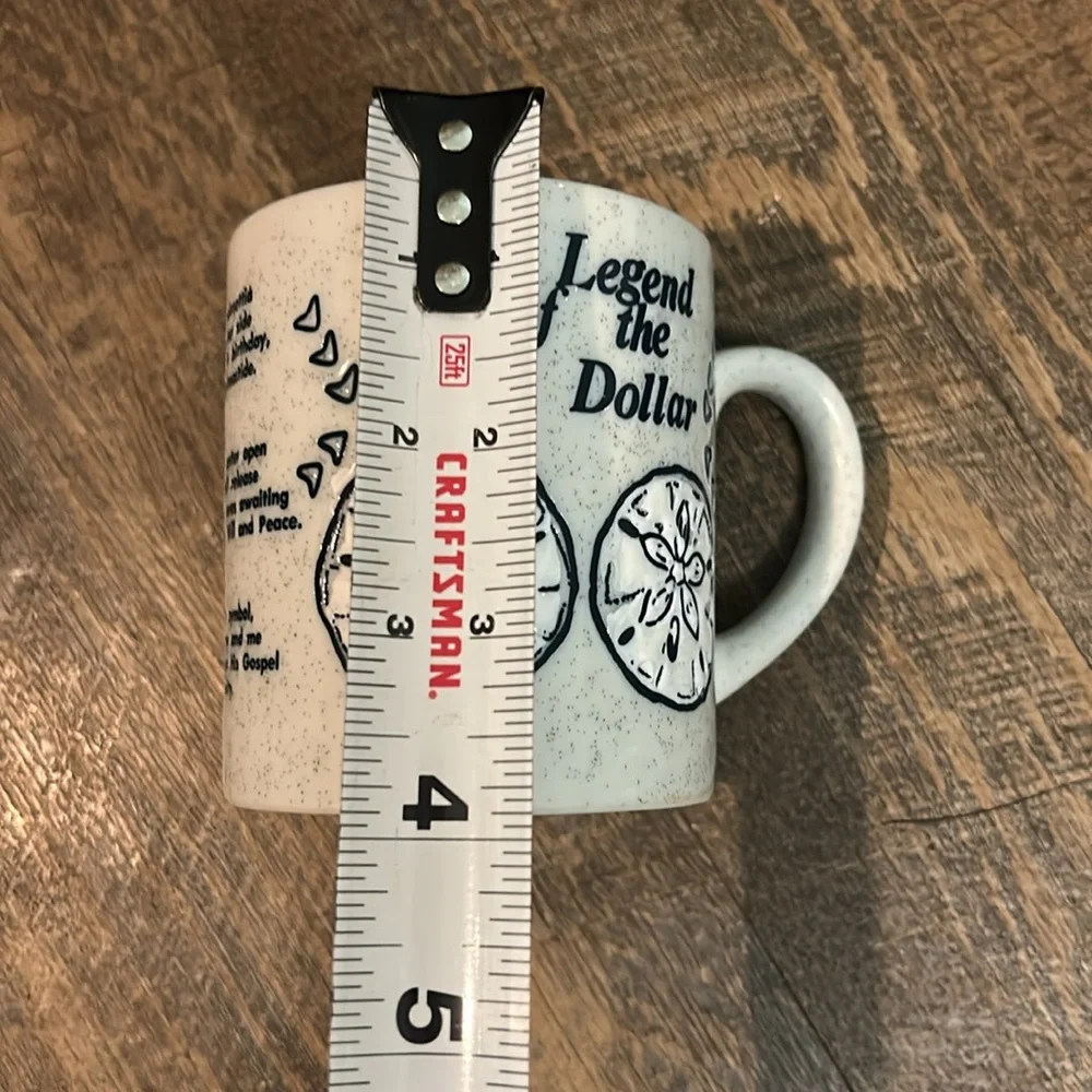The Legend of Sand‎ Dollar Coffee Tea Mug Cup Vintage Nice Condition! Made Japan